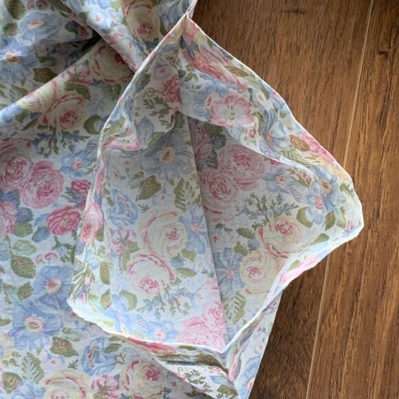 Vintage Laura Ashley Valance Sycamore Quartet Floral Shabby Cottage 84x18” #2 - Picture 8 of 8